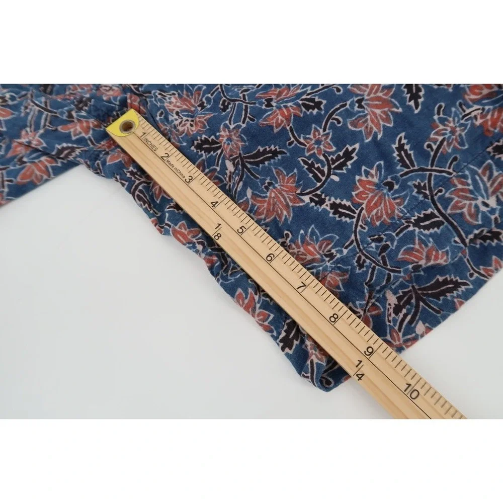 Faherty Shorts‎ Mens 32 Navy Printed Cotton Floral Print Casual Chino